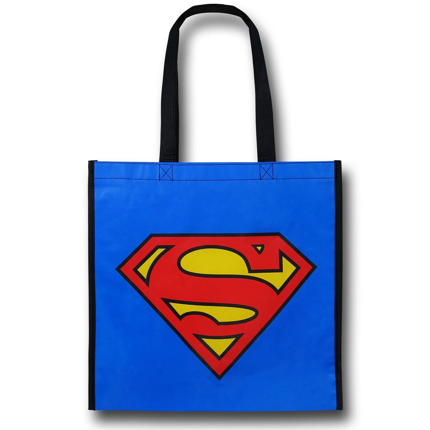 Superman Symbols Large Shopper Tote, Blue