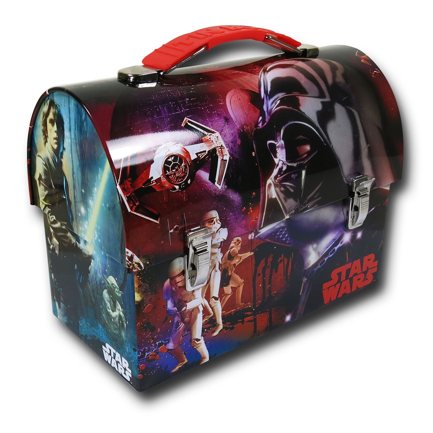 Star Wars Vader Domed Tin Lunch Box, Black