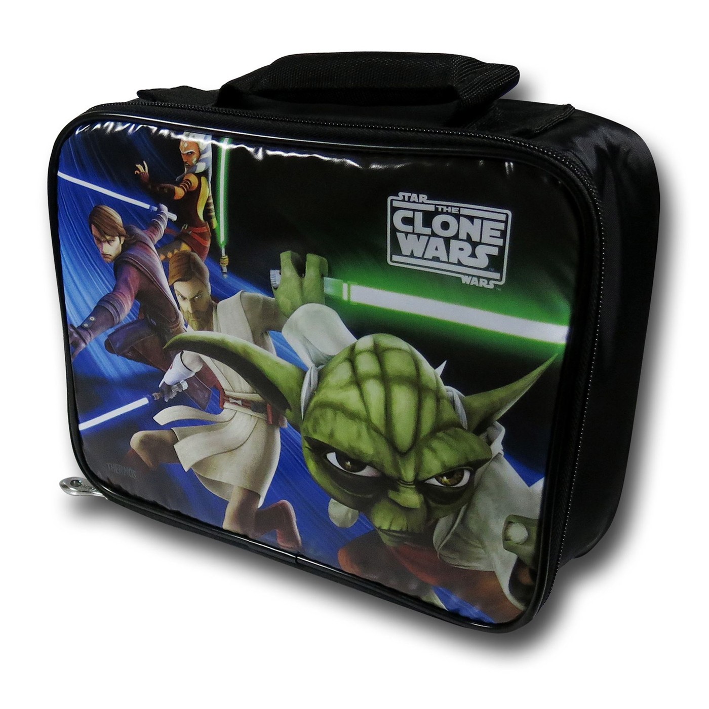 Star Wars Clone Wars Yoda Soft Lunch Box, Black