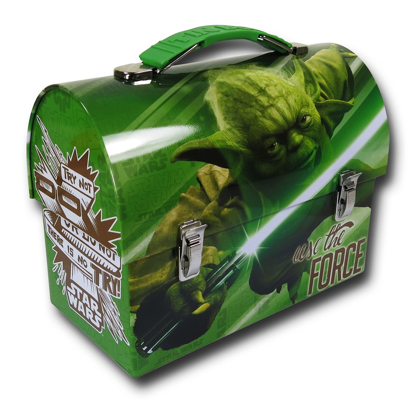 Star Wars Yoda Domed Tin Lunch Box, Green