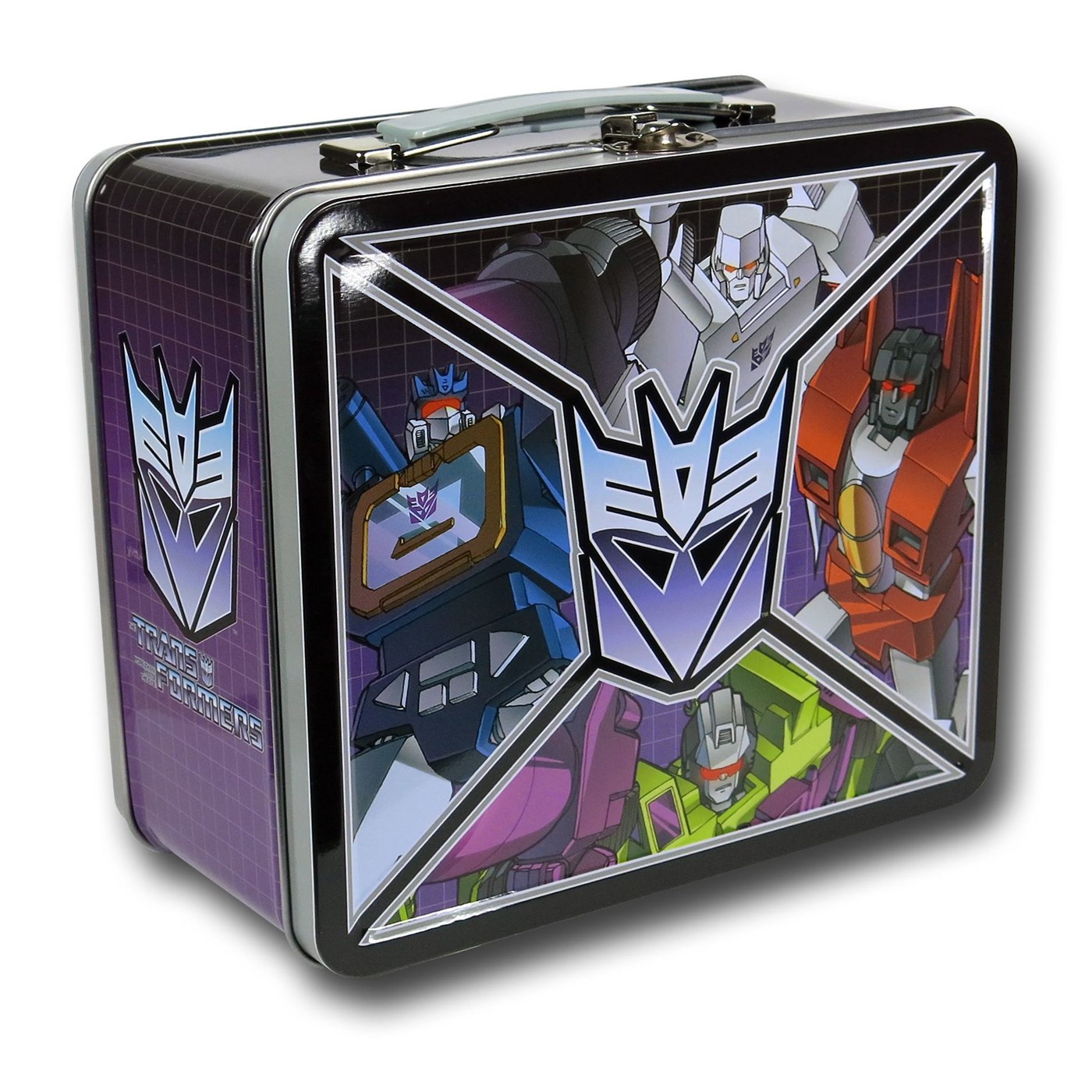 Transformers Decepticon X Tin Lunch Box, Purple