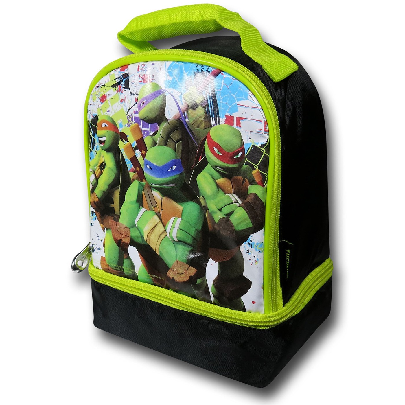TMNT Black/Green Soft Lunch Box, Black
