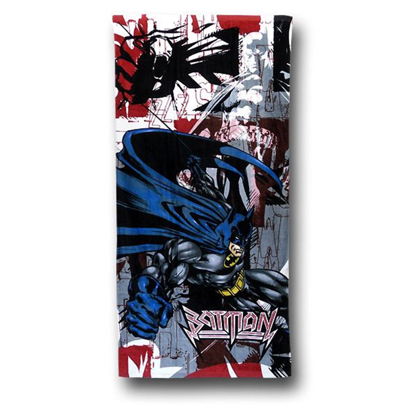 Batman Rushing Beach Towel