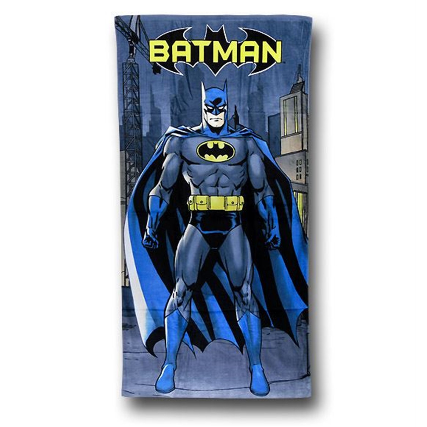 Batman Standing Beach Towel, Blue