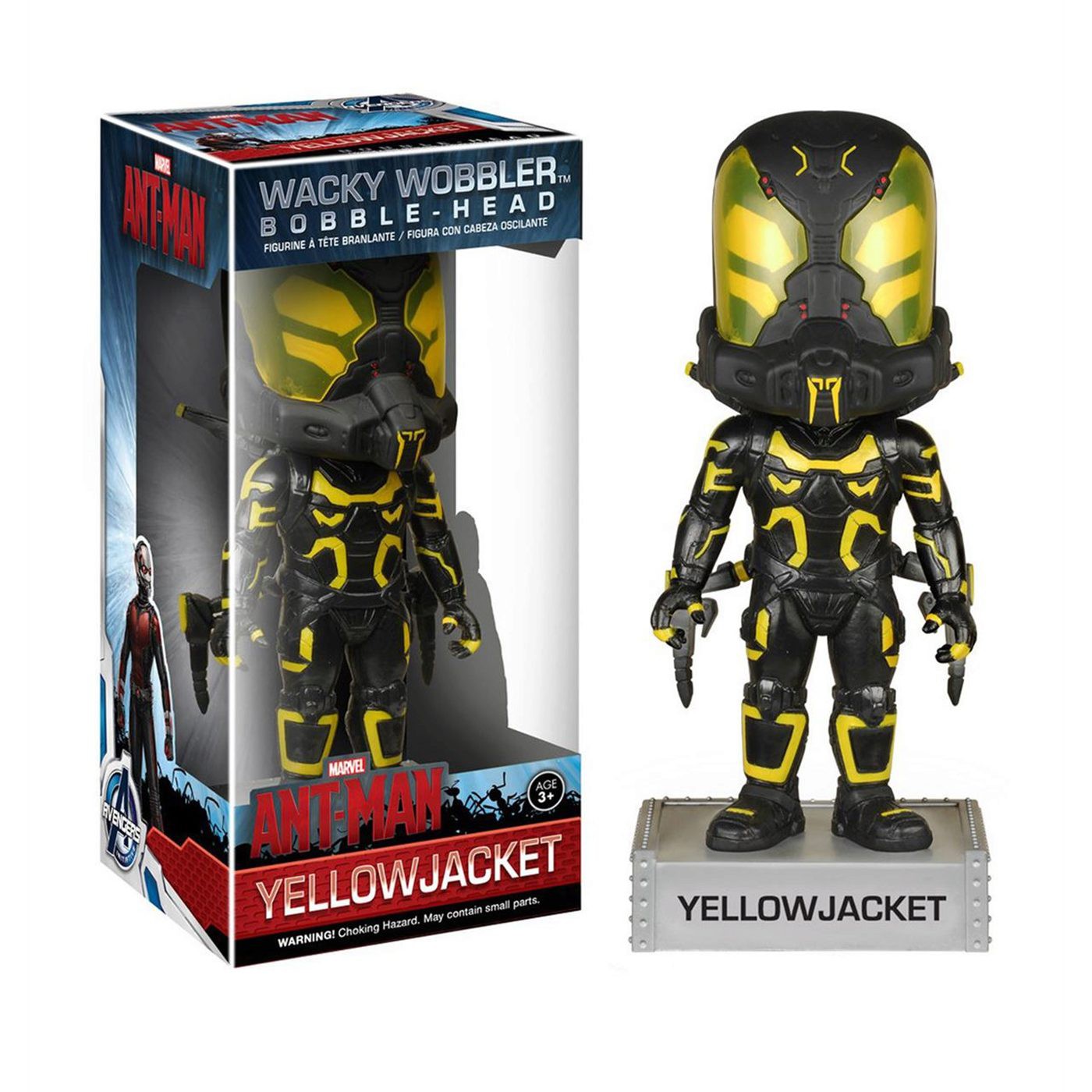 Yellow Jacket Wacky Wobbler Bobble Head, Yellow