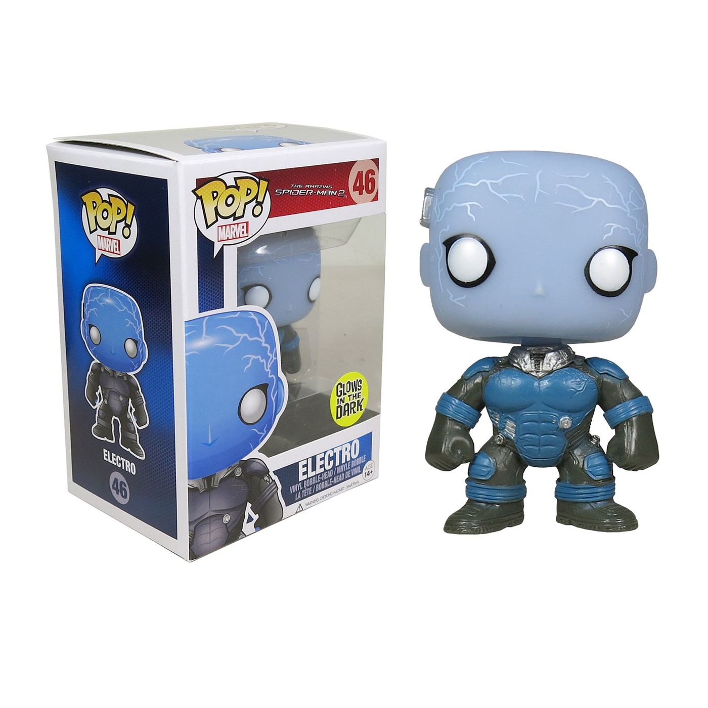 Amazing Spiderman 2 Electro Pop Bobblehead, Blue