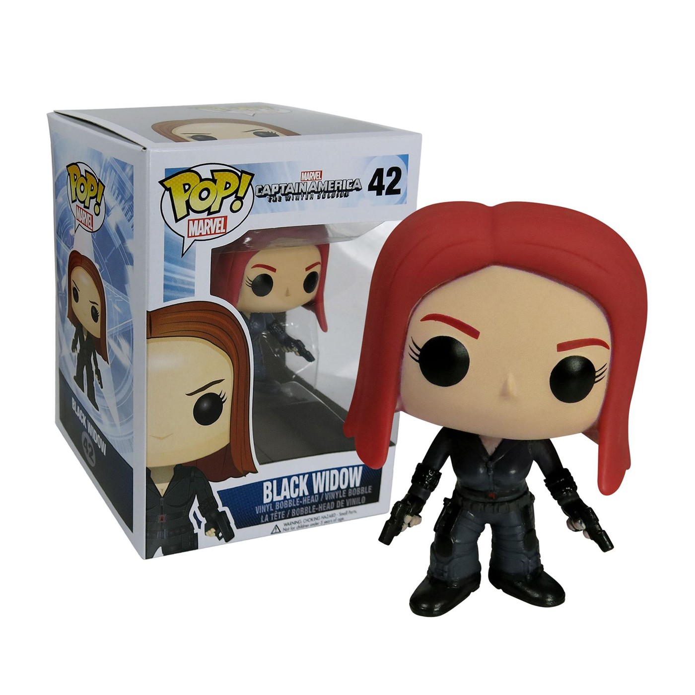 Captain America 2 Black Widow Pop Bobblehead, Black