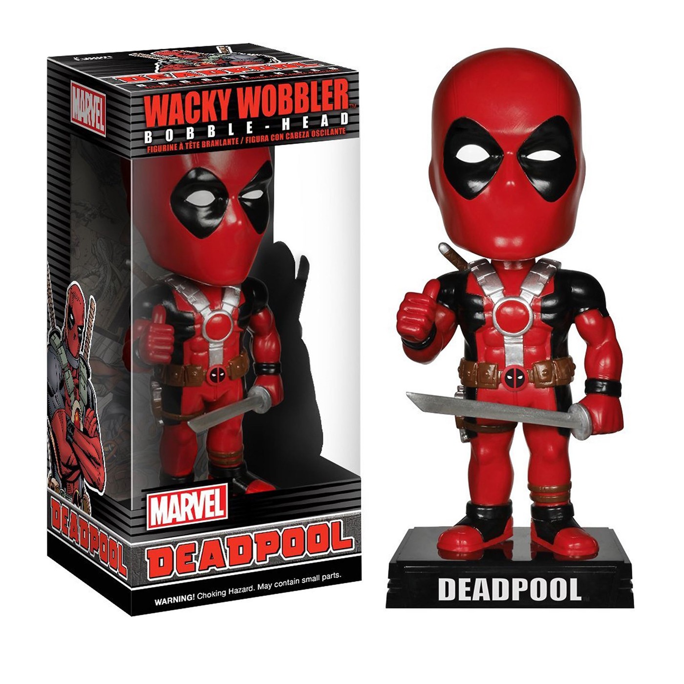 Deadpool Wacky Wobbler, Red