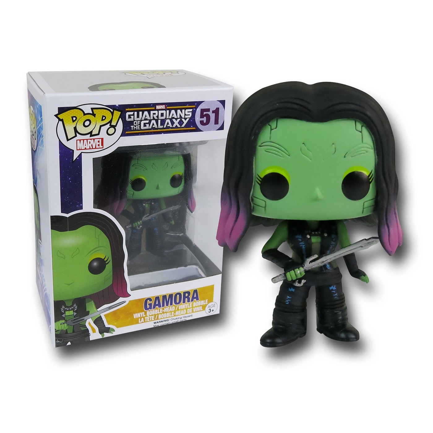 Gamora Pop Vinyl Bobble Head, Green
