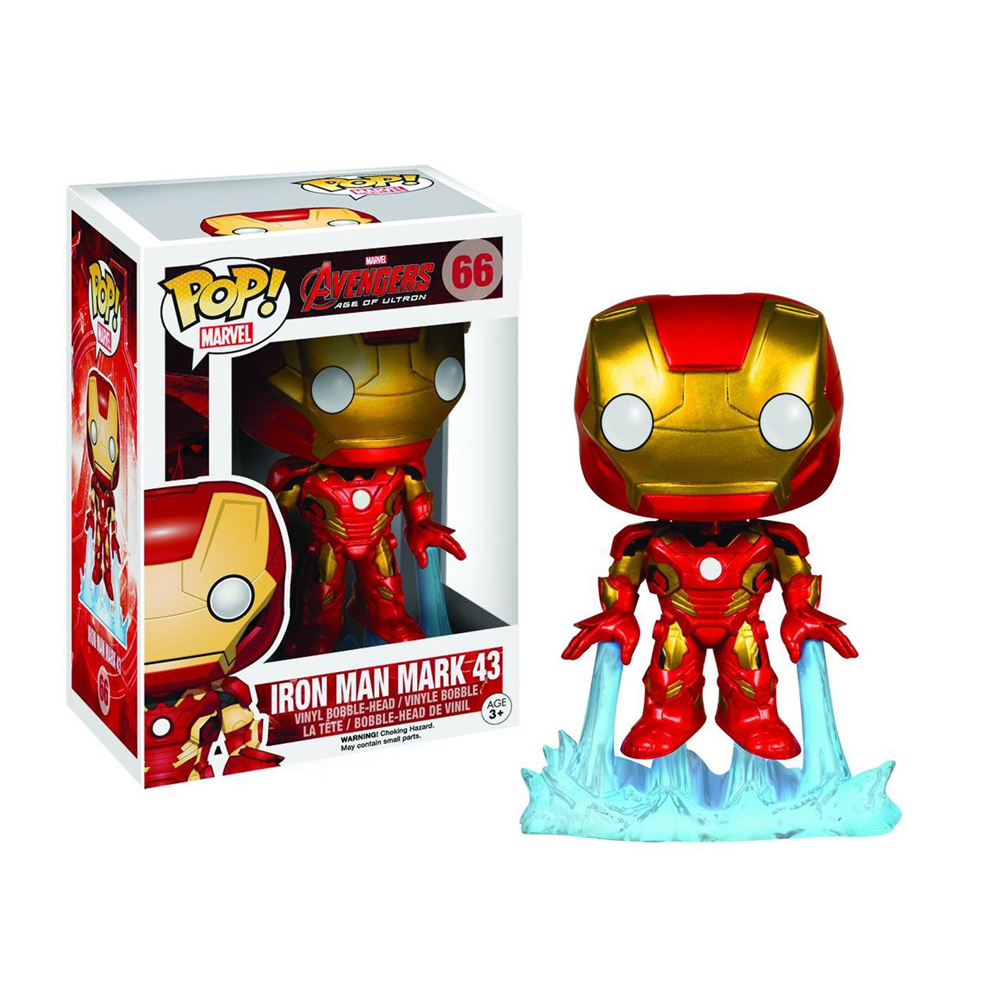 Iron Man Age of Ultron Pop Vinyl Bobble Head, Red