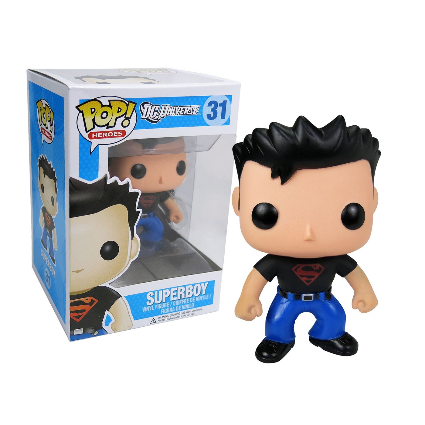 Superboy Pop Vinyl Figure, Black