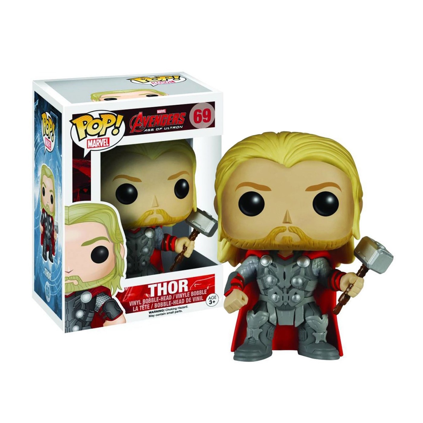 Thor Avengers AoU Pop Vinyl Bobble Head, Red