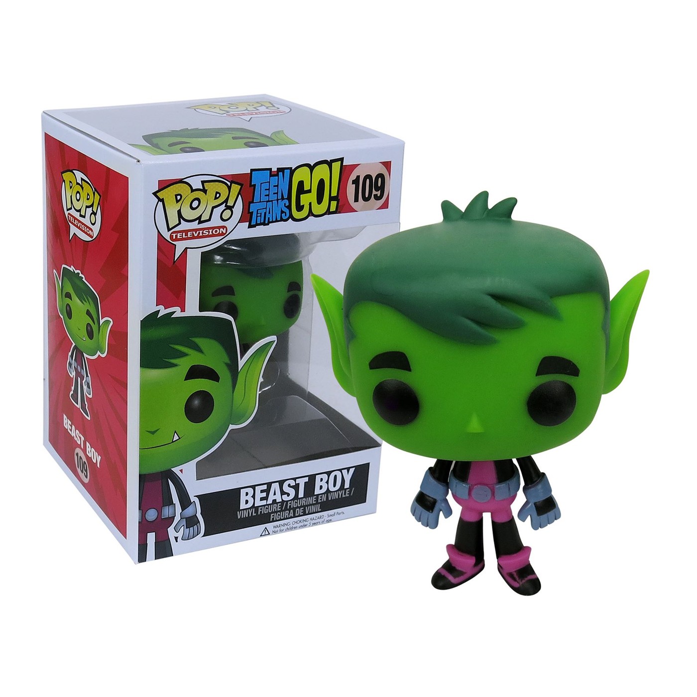 Teen Titans Go Beast Boy Pop Vinyl Figure