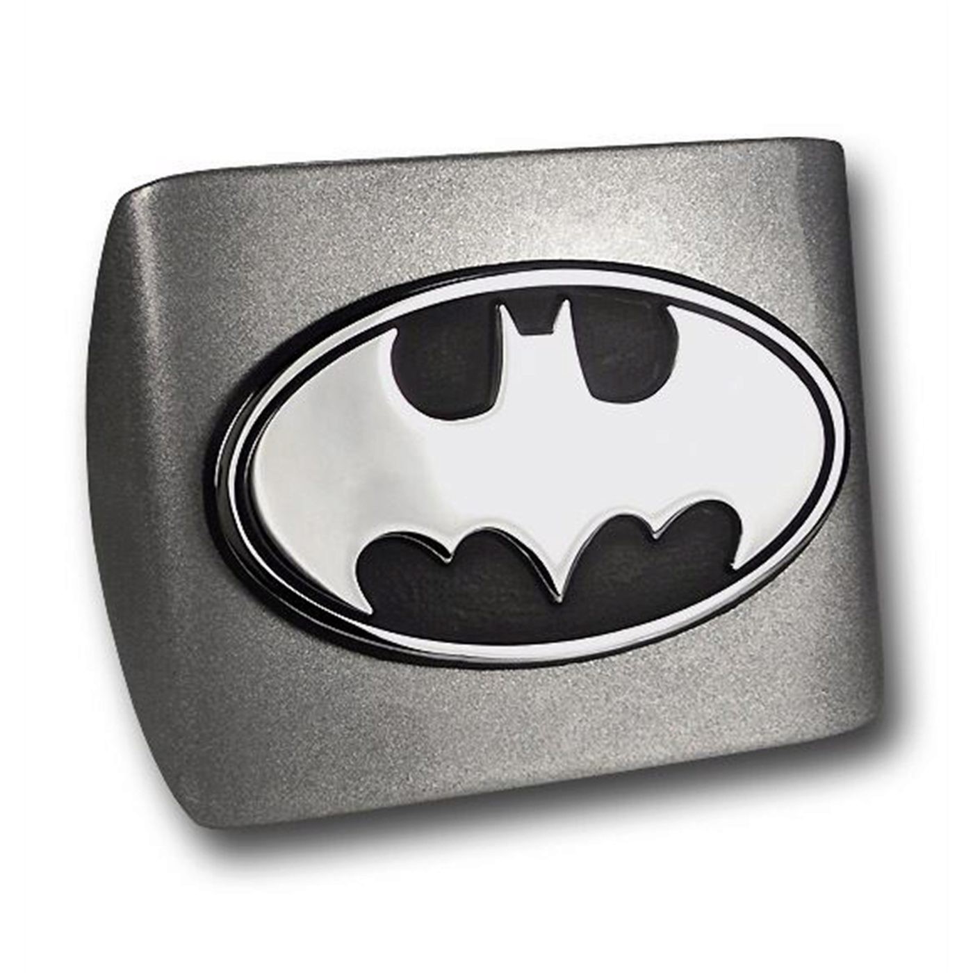 Batman Chrome Oval Powder Coated Trailer Hitch Plug