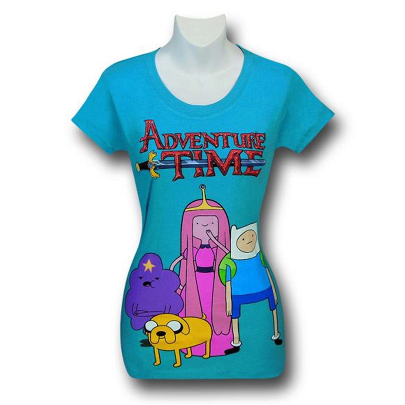 Adventure Time Indifferent Time Women's T-Shirt, Blue