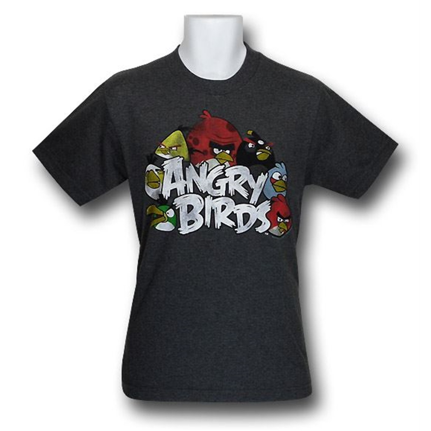 Angry Birds The Nest Heather T-Shirt, Grey