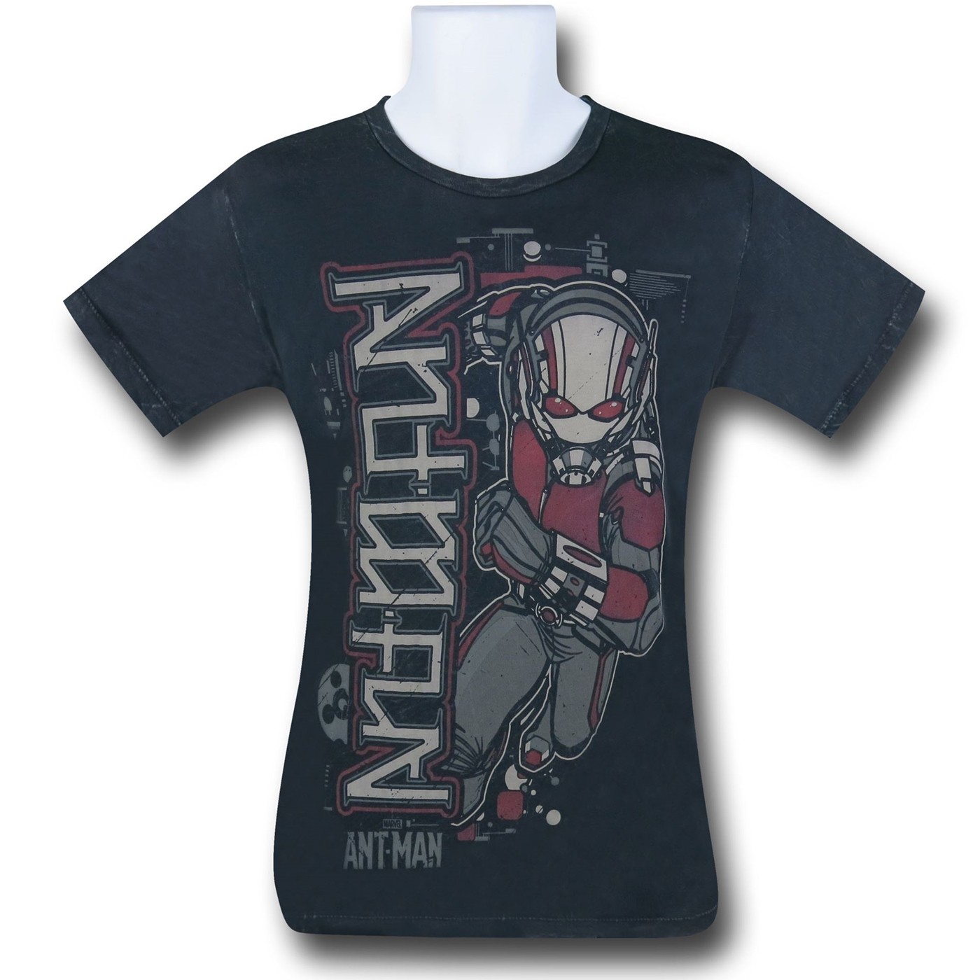 Ant-Man Red Chapter Ambigram T-Shirt, Black