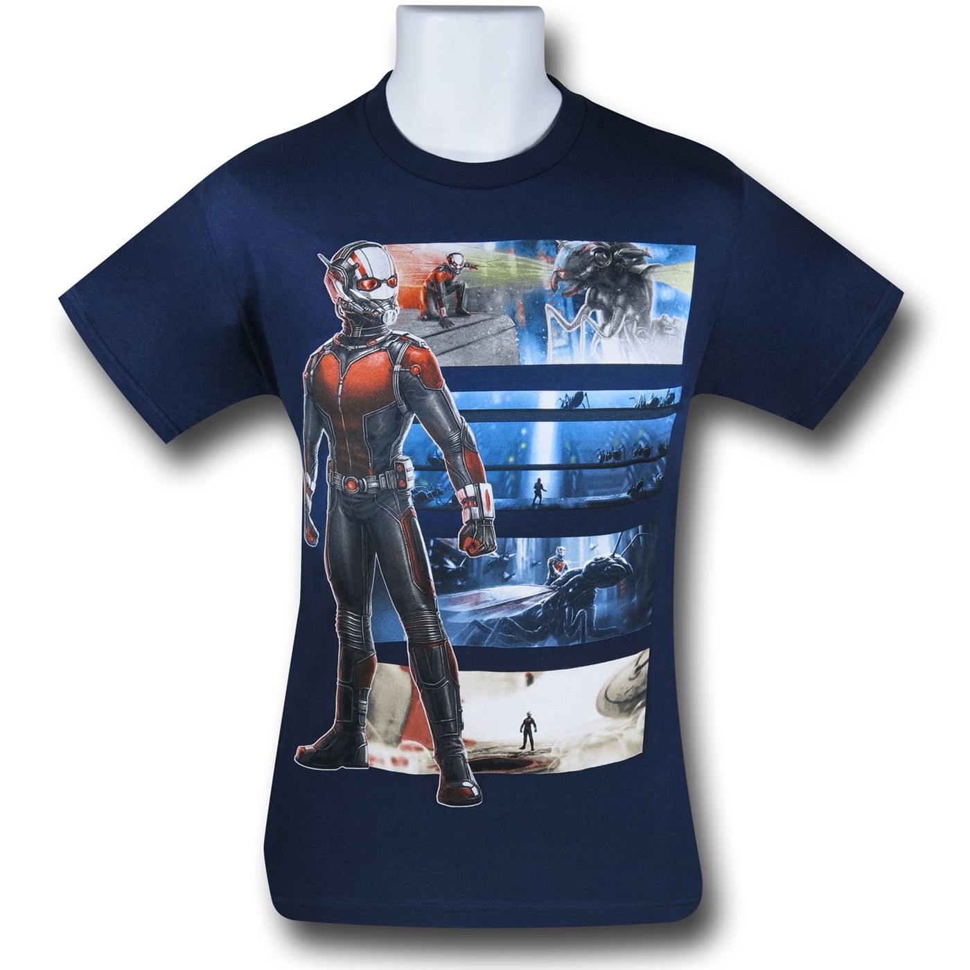 Ant-Man Movie Bars T-Shirt, Blue