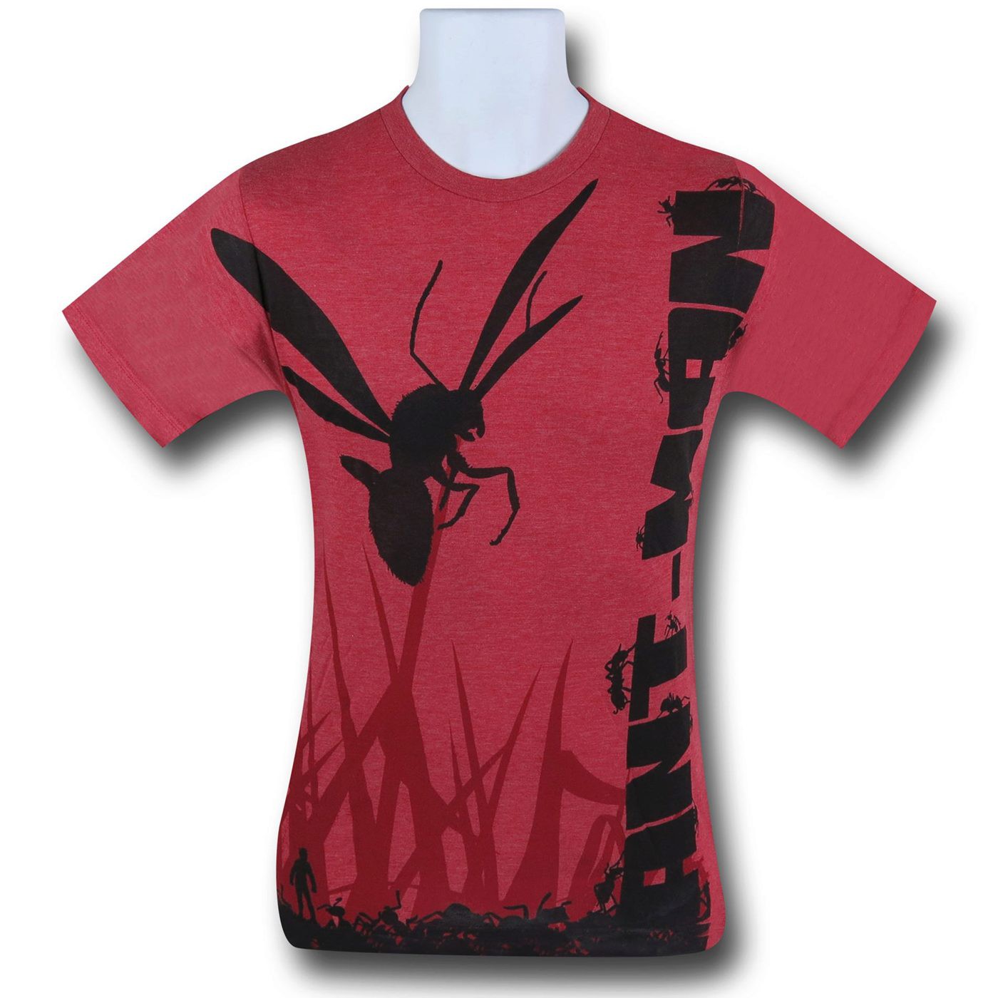 Ant-Man Sublimated Heather Red T-Shirt, Red
