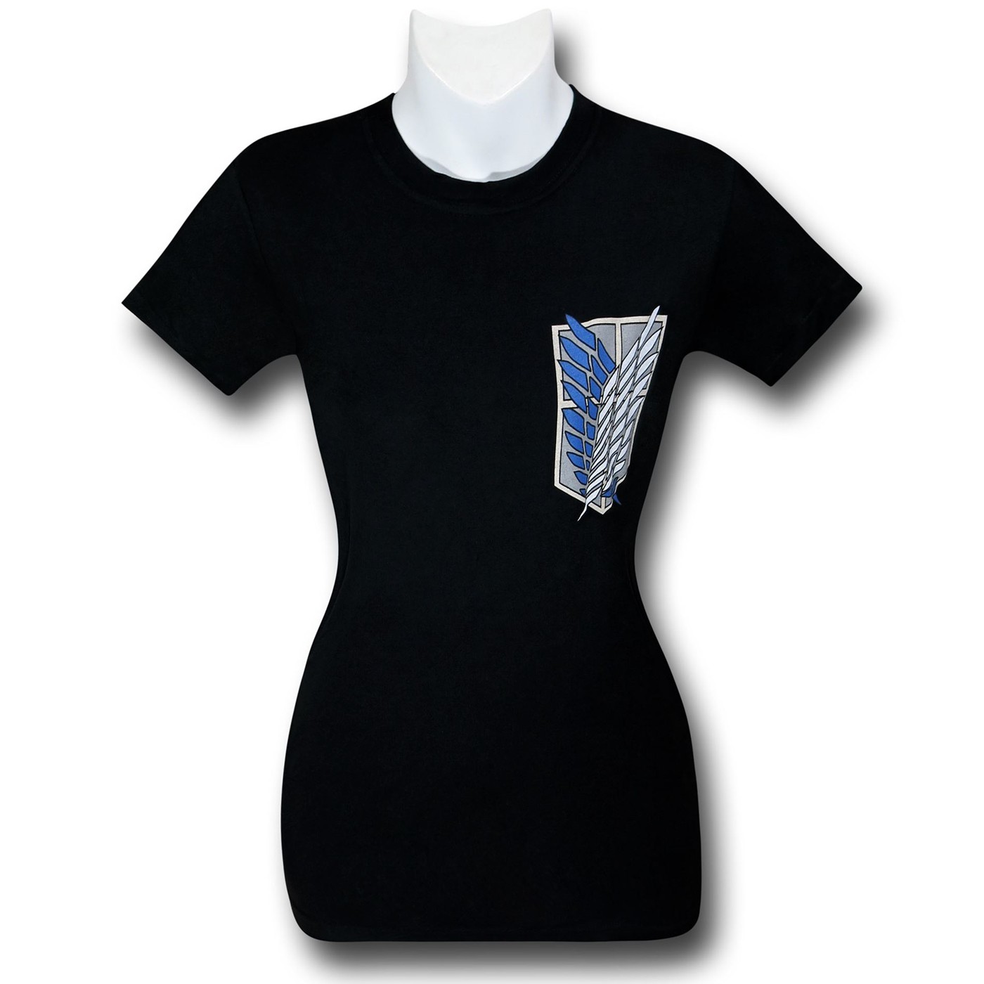 Attack on Titan Survey Corp Women's T-Shirt, Black