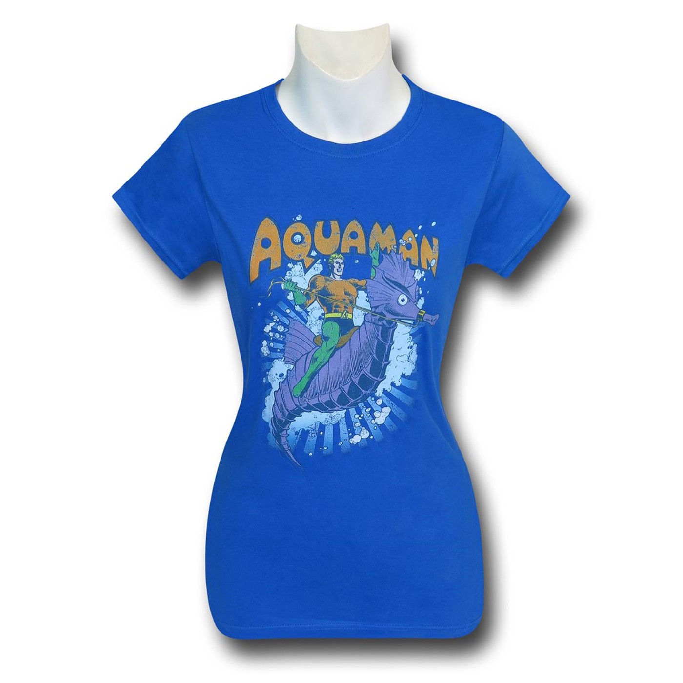 Aquaman Ride Free Women's T-Shirt, Blue