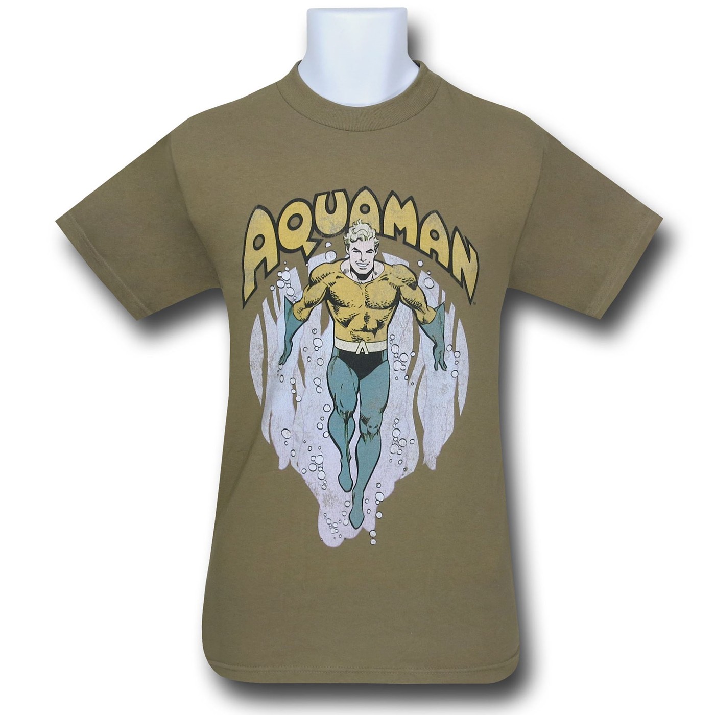 Aquaman From The Depths T-Shirt, Beige