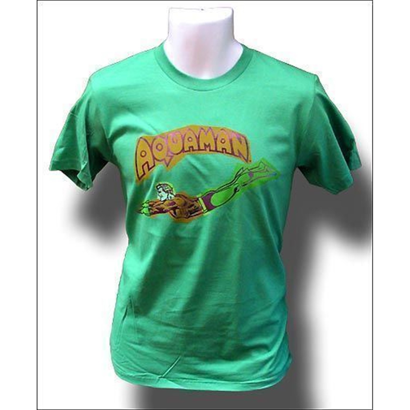 Aquaman Dive Foil Logo T-Shirt