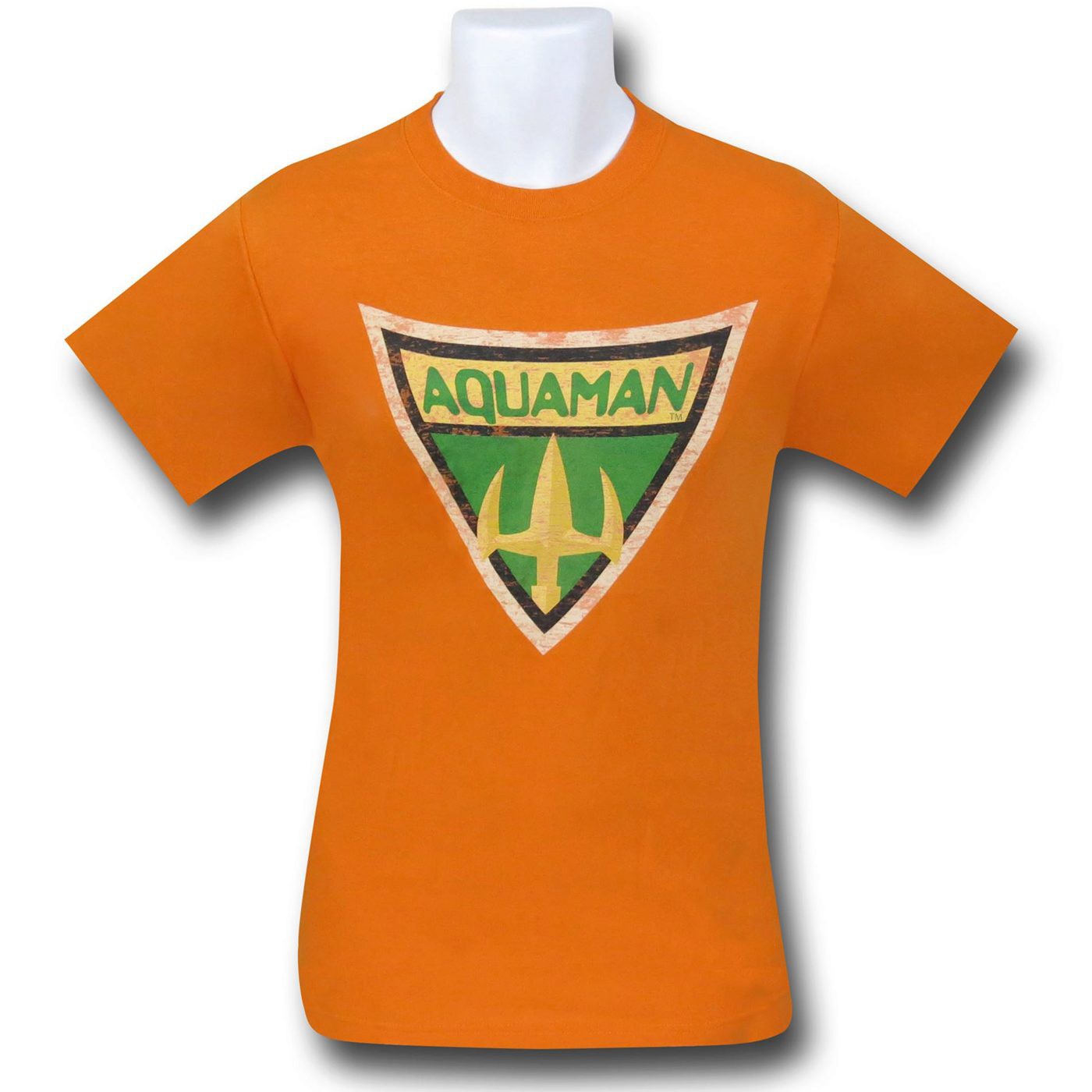 Aquaman Brave & Bold Symbol T-Shirt, Orange