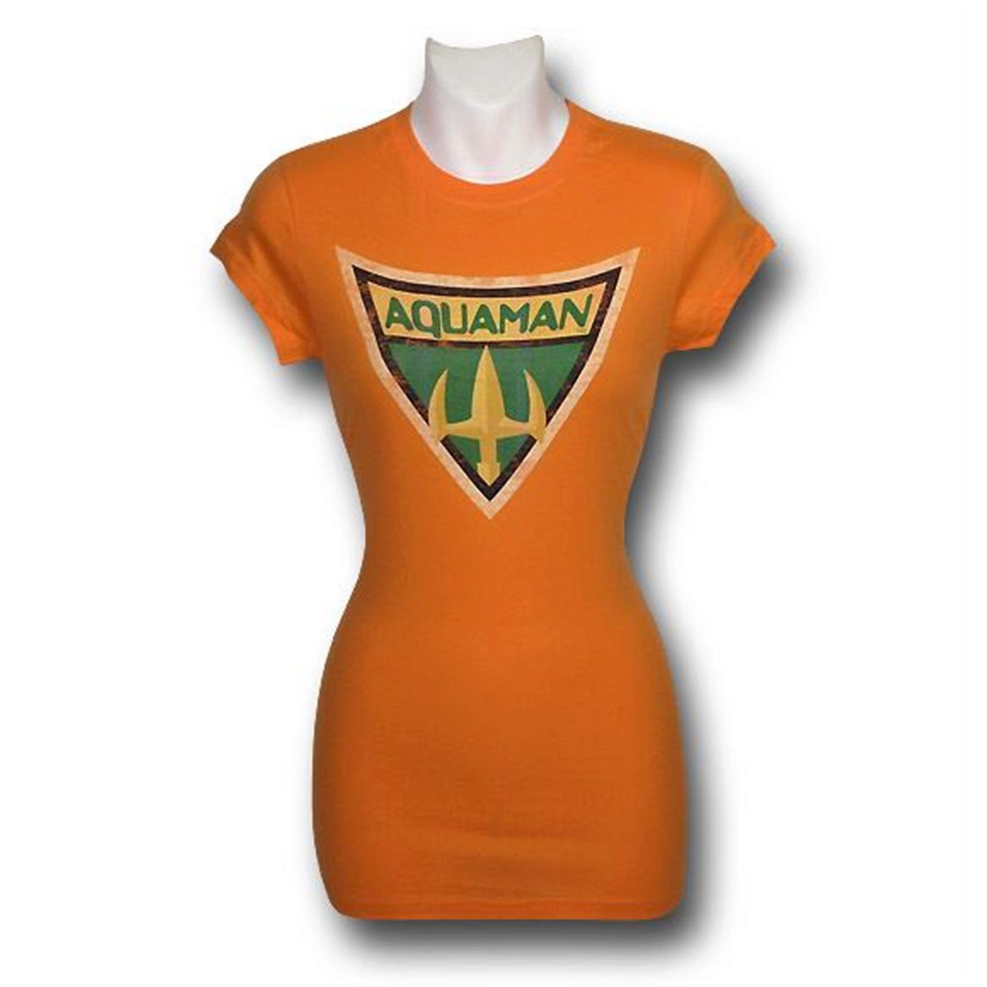 Aquaman Women's Brave and Bold T-Shirt, Orange