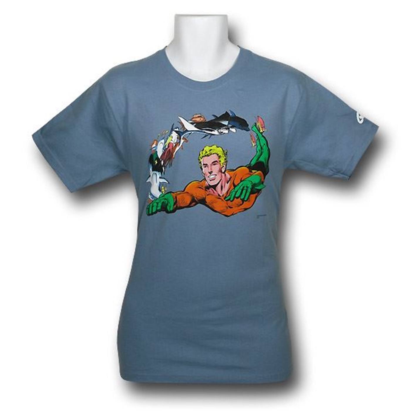 Aquaman by Neal Adams T-Shirt, Blue