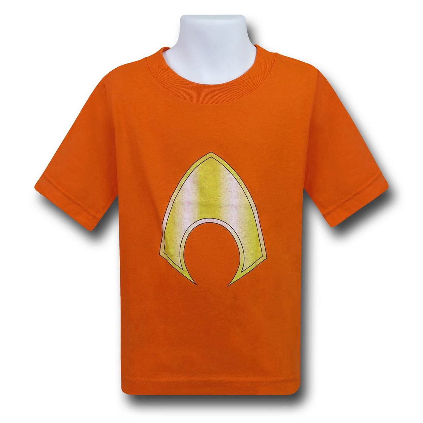 Aquaman Symbol Kids T-Shirt, Orange