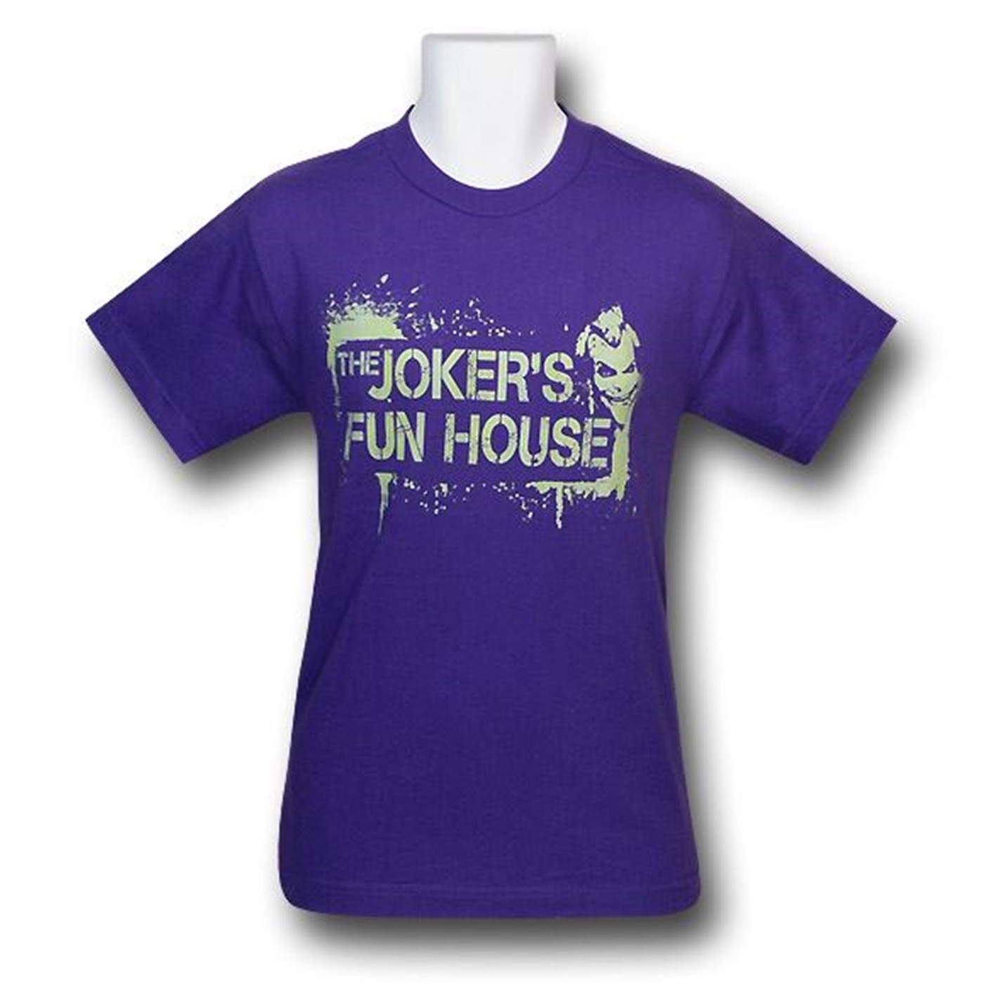 Arkham City Joker's Fun House T-Shirt, Purple