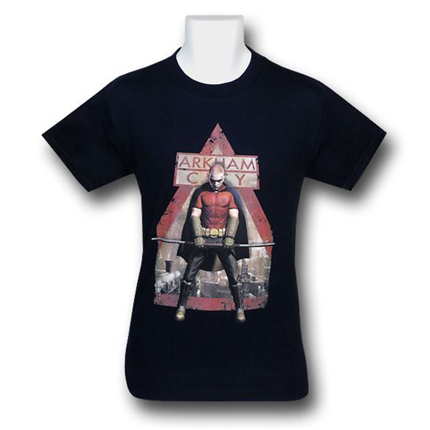 Arkham City Robin Ready T-Shirt, Blue