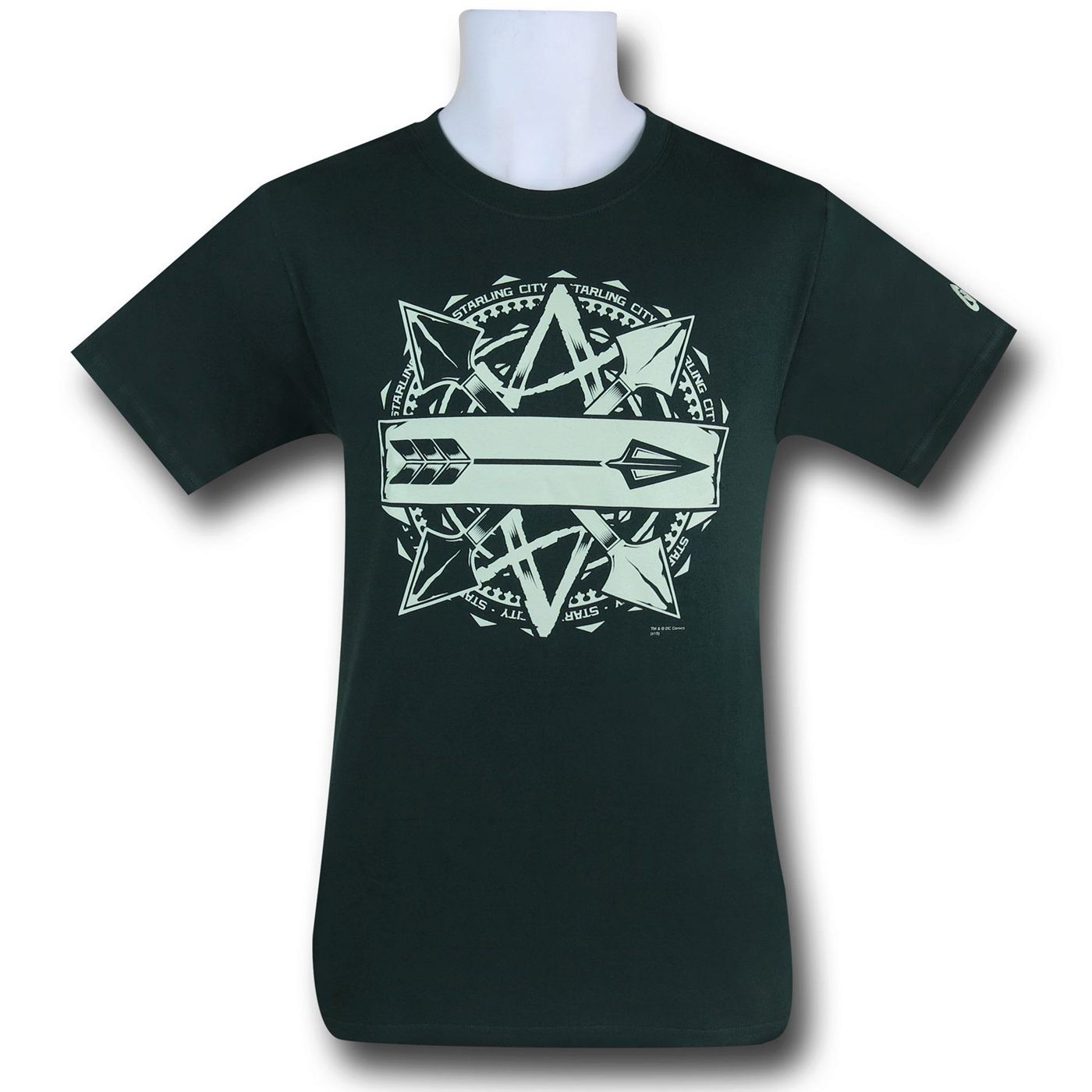 Arrow Starling City Symbol T-Shirt, Green