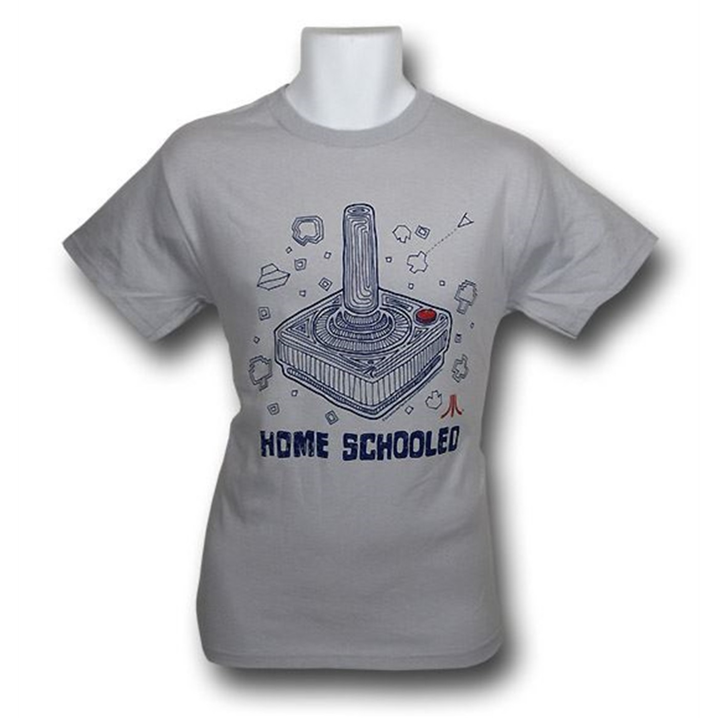 Atari Home Schooled T-Shirt, Grey