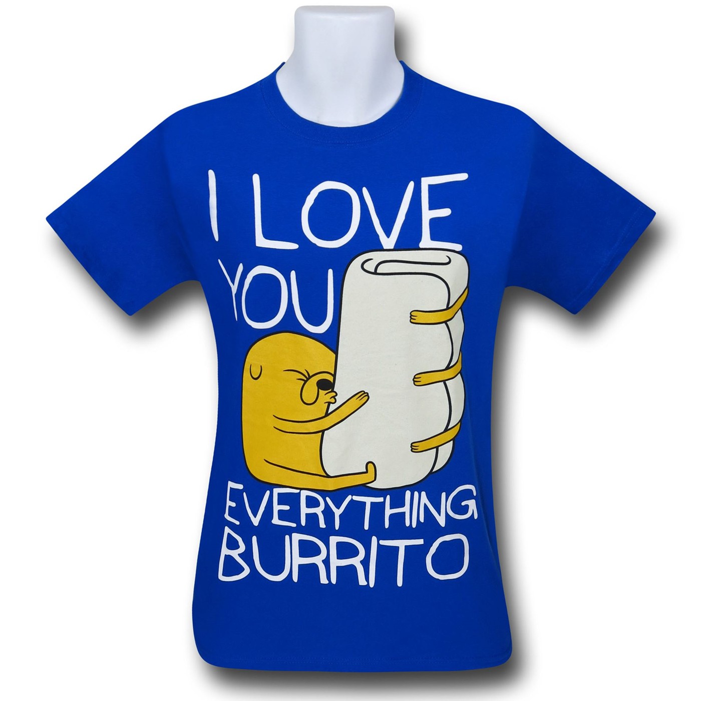 Adventure Time Burrito Love T-Shirt, Blue