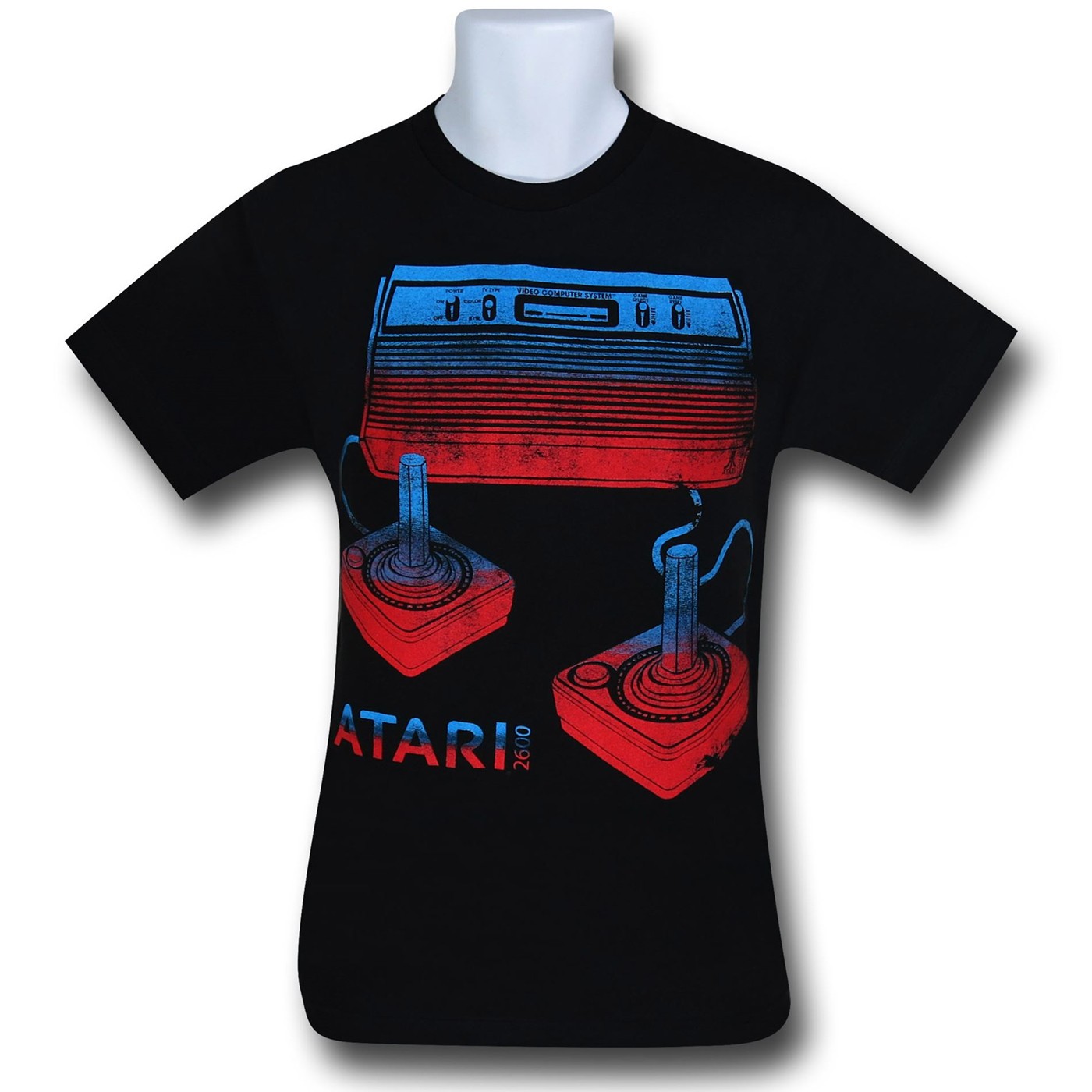 Atari System and Controllers T-Shirt, Black