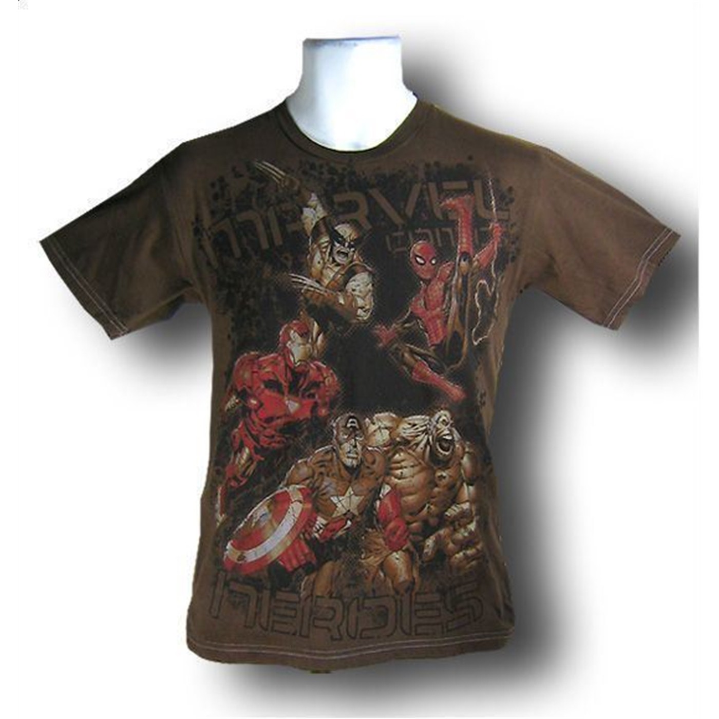 Avengers Devolve Hero Attack T-Shirt