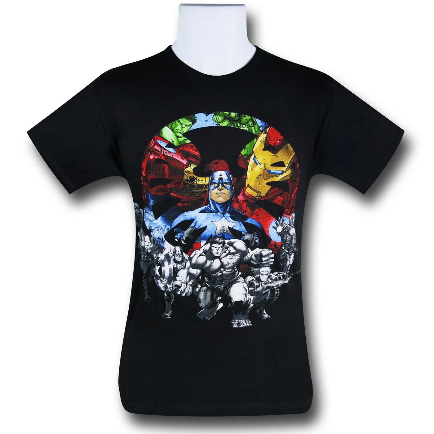 Avengers Assault Youth T-Shirt, Black