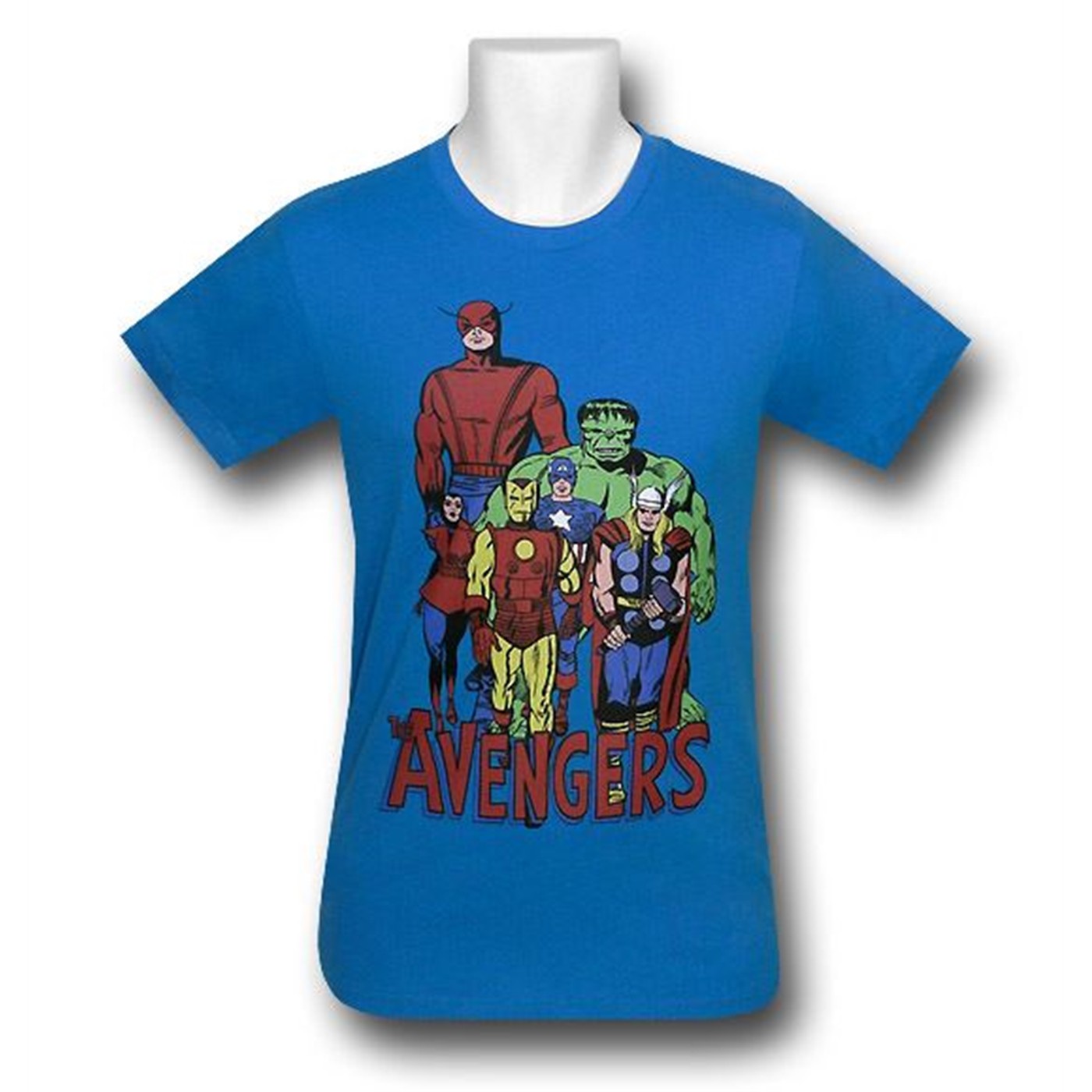 Avengers Classic Turquoise 30 Single T-Shirt, Blue