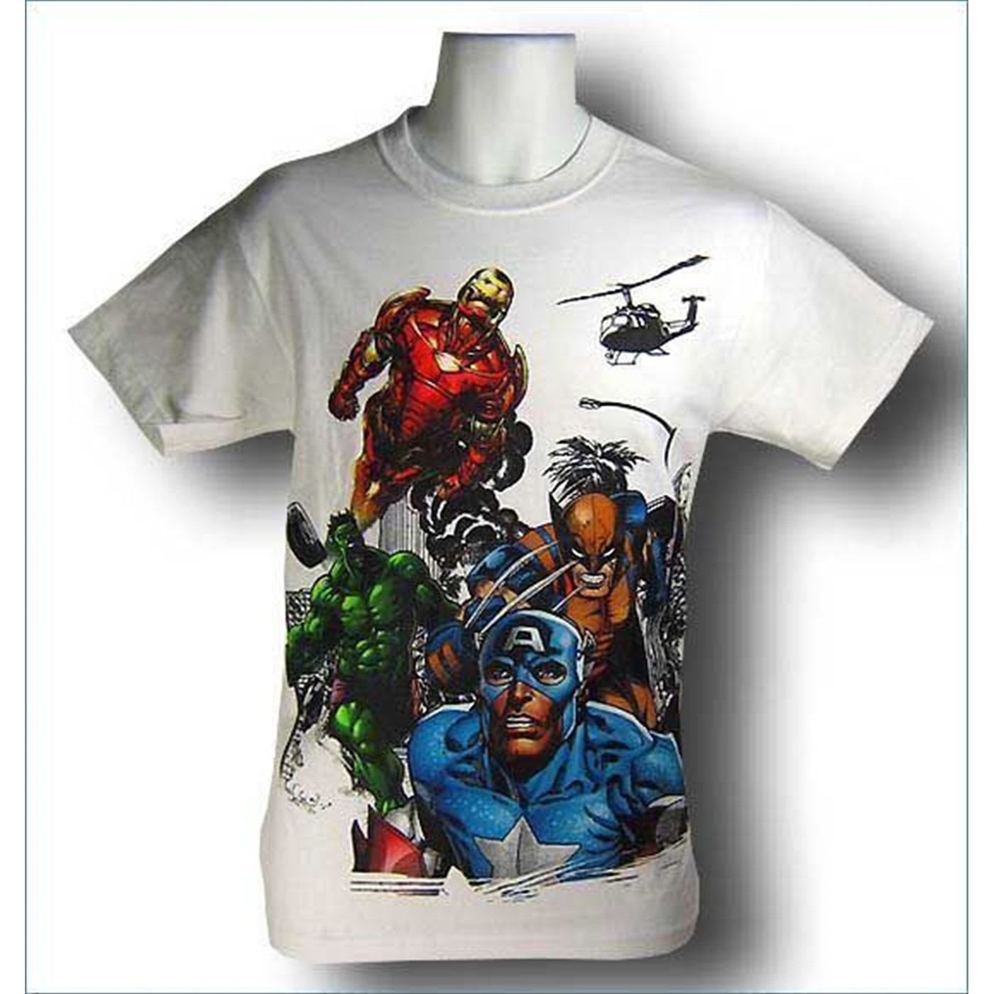 Avengers Flying Aces T-Shirt, White