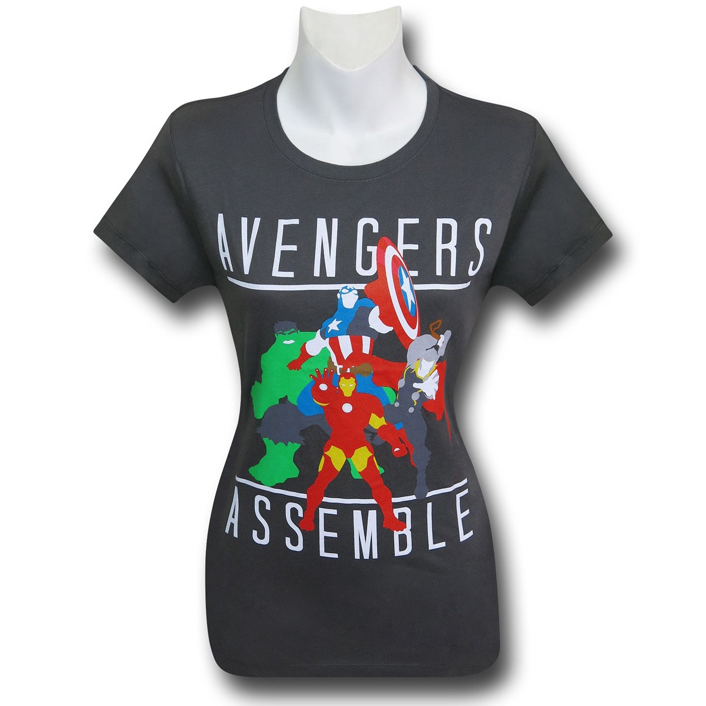 Avengers Minimal Group Women's T-Shirt, Grey