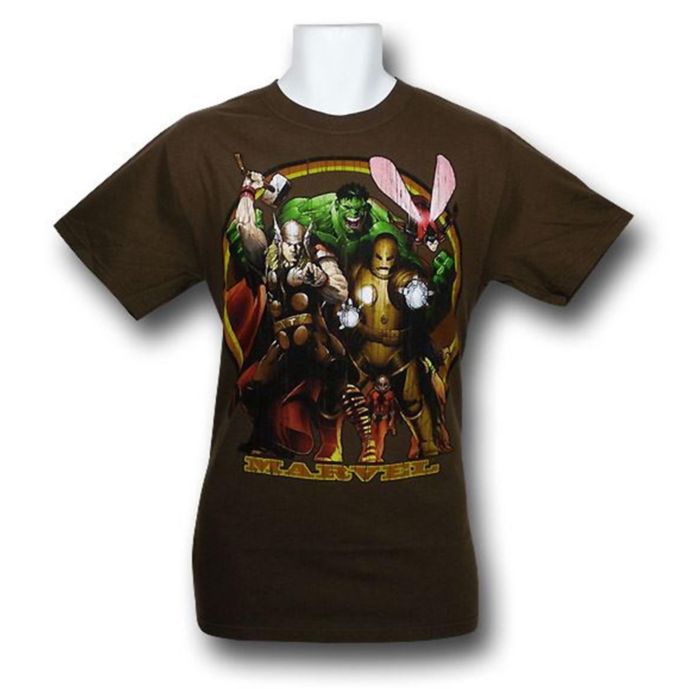 Avengers Original Team T-Shirt, Brown