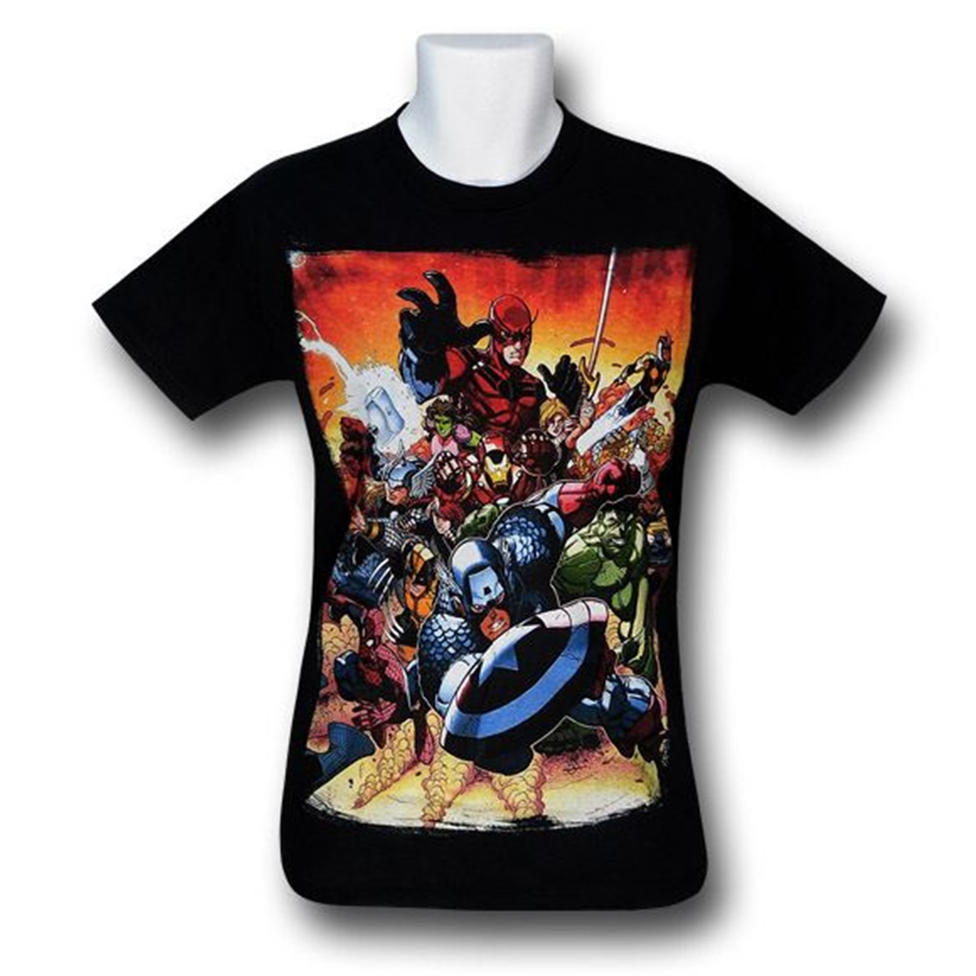Marvel Avengers Vengeful T-Shirt, Black