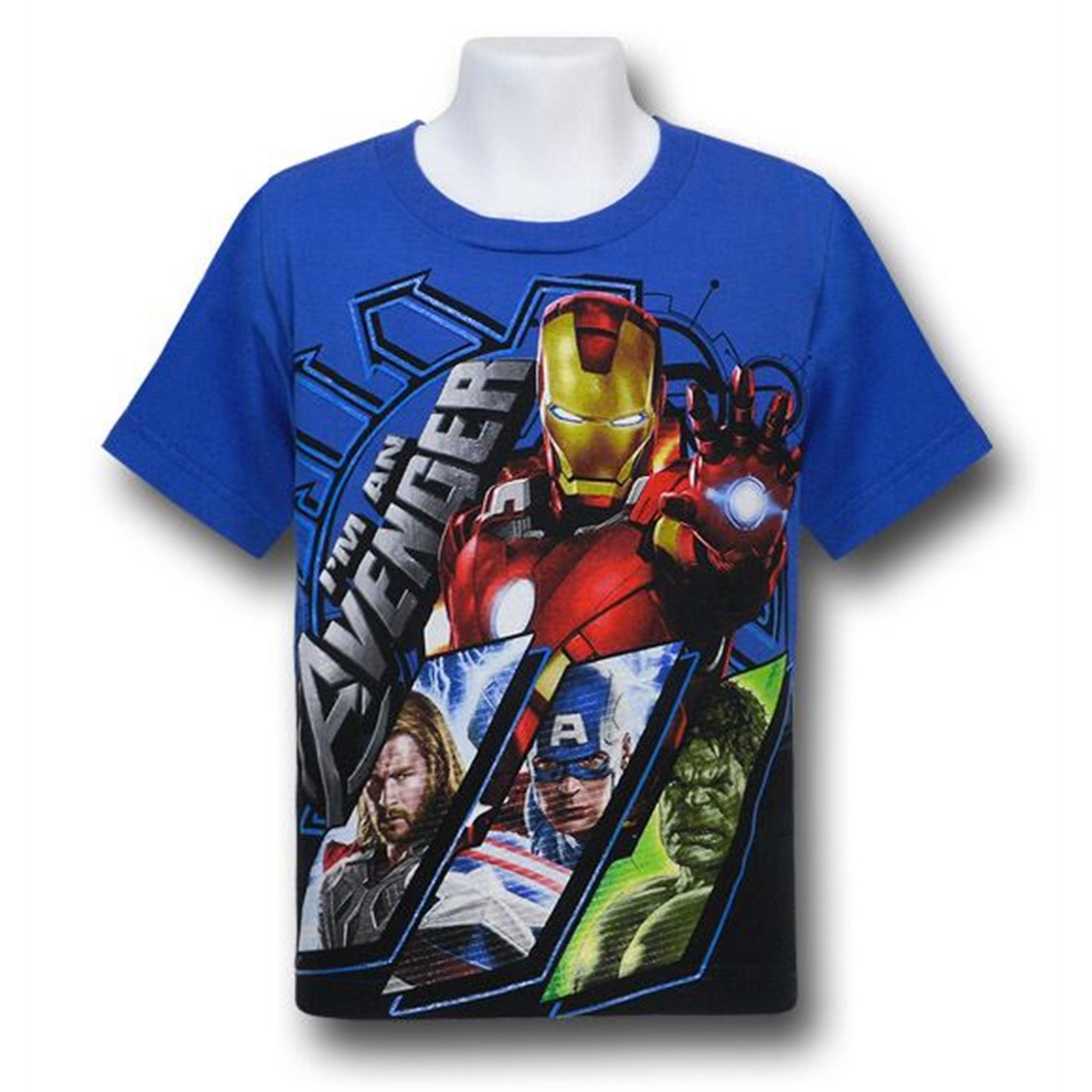 Avengers Movie I'm An Avenger Juvenile T-Shirt, Blue