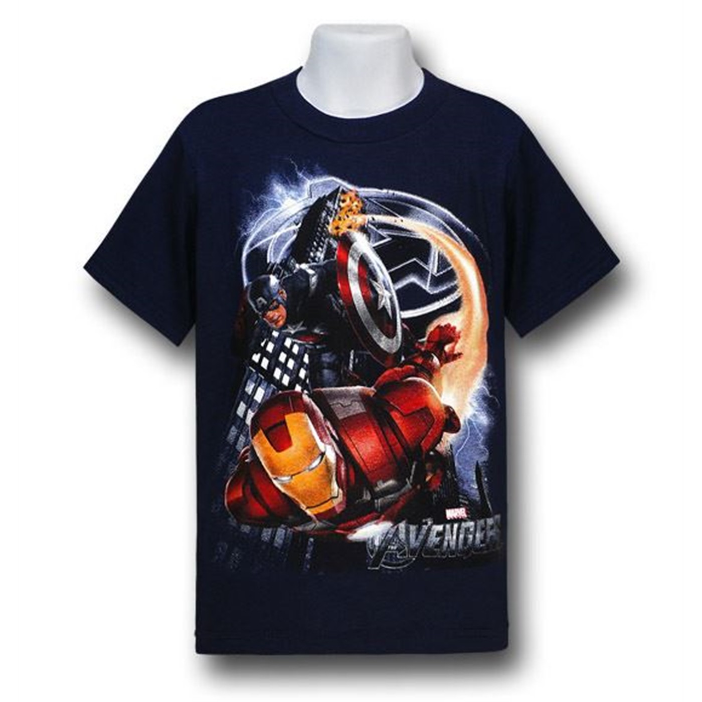 Avengers Kids Movie Fly T-Shirt, Blue