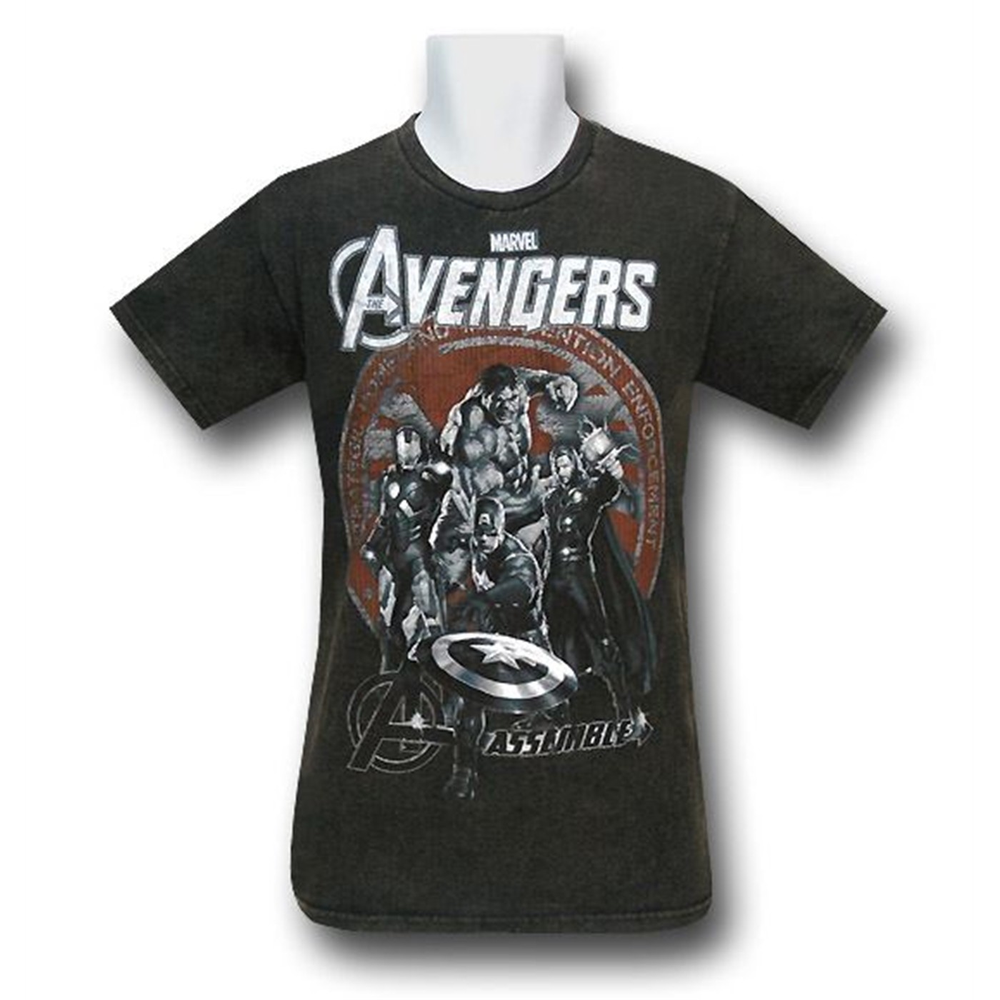 Avengers SHIELD Assemble 30 Single T-Shirt, Brown