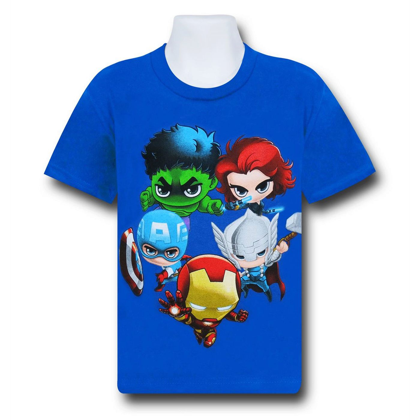 Avengers Little Five Kids T-Shirt, Black