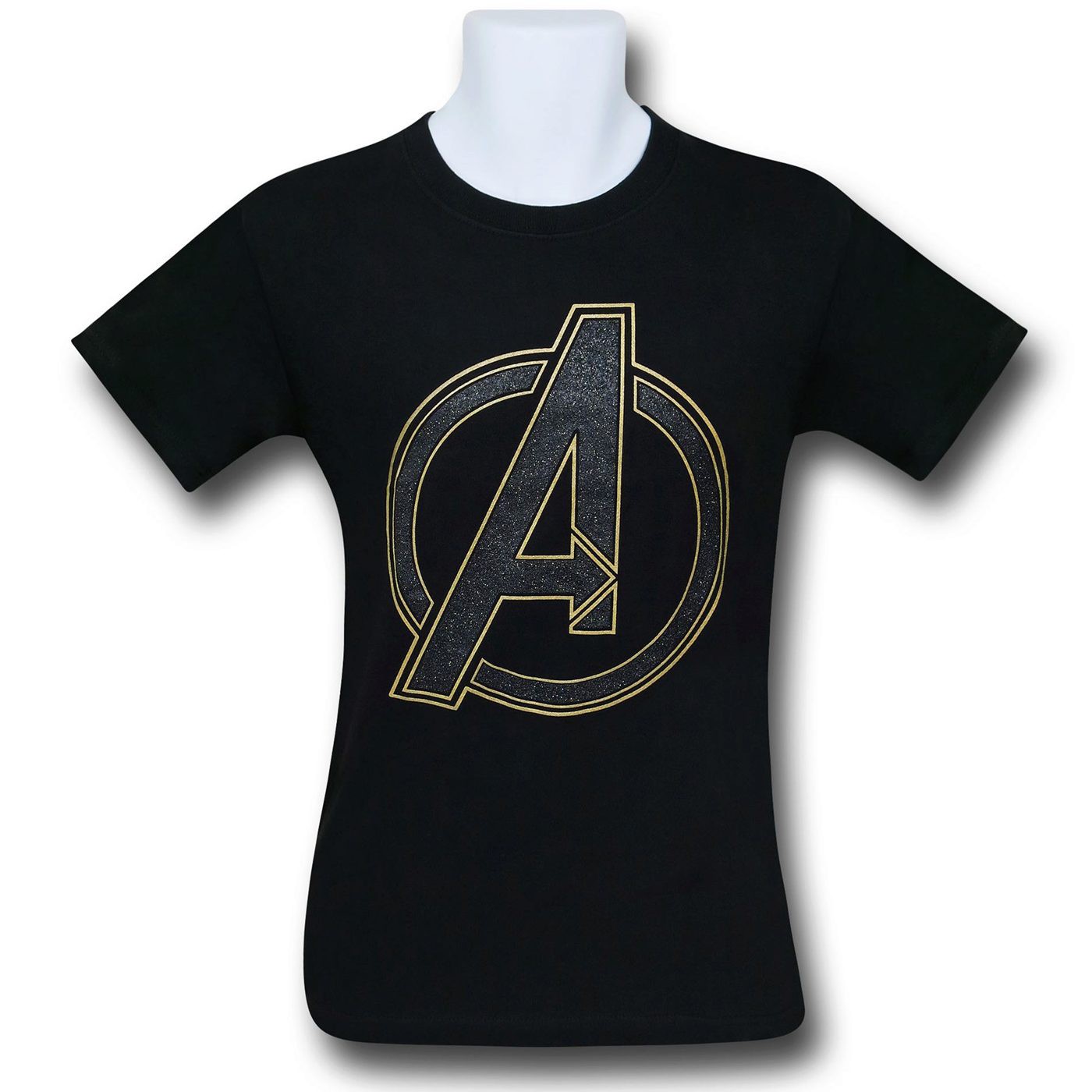 Avengers Outer Symbol T-Shirt, Black