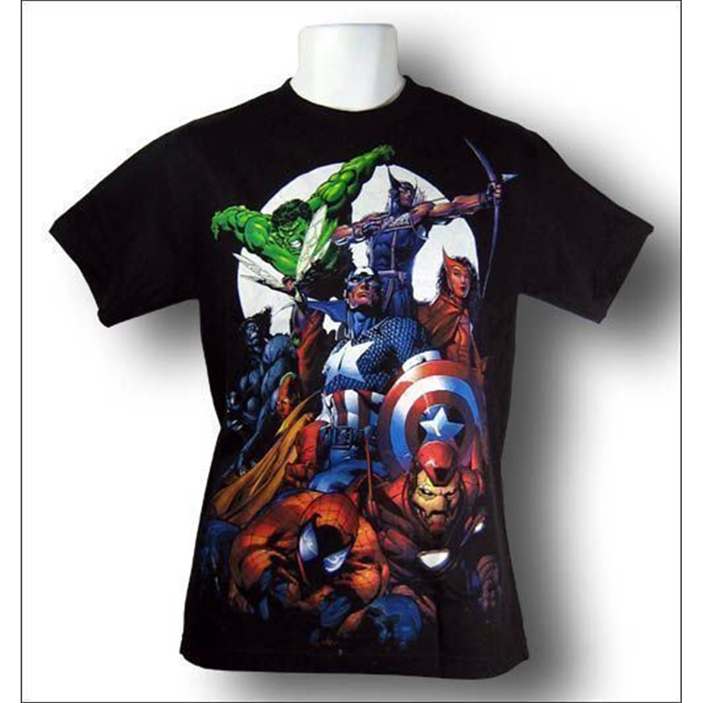 Avengers Assemble T-Shirt, Black